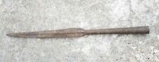 18c Antique Repasser Spear Tête Tribal 1.2 KG Extra Ordinaire Taille 28 " de