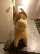 Peluche vintage années 50, Chien rembourré paille