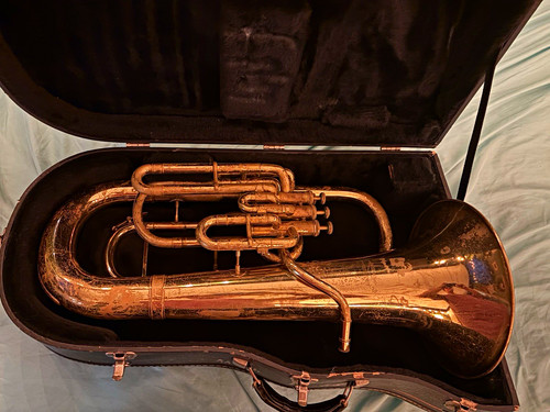 Willson euphonium case and - euphonium,