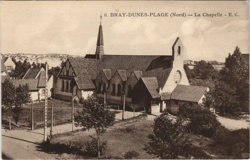 Cpa bray dunes plage - plage, la