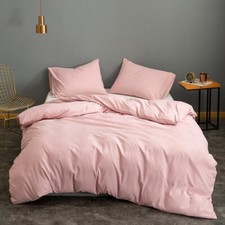 housse couette Parure Lit Microfibre avec Fermeture Éclair sans taie d'oreiller