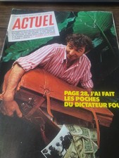 Actuel . J'ai Fait les Poches d'un Dictateur Fou . No.1 . Novembre 1979