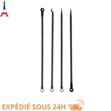 4 Pcs Extracteur Point Noir Comédon Acné Aguille Bouton