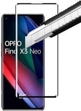 Film Vitre Verre Trempé de Protection d'écran Bord incurvé Pour OPPO FIND X3 NEO