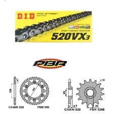 TRANSMISSION KTM 125 XC-W 2017 2018 2019 CHAÎNE DID VX3 520 COURONNE PIGNON