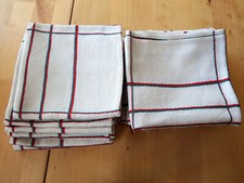 Lot de 12 serviettes basque ancienne en bon état général dimension 48 x48 cm