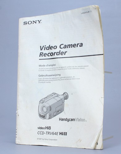 Sony ccd trv64e mode - hi,