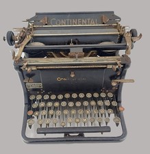 Ancienne machine à écrire Continental - A nettoyer décoration vintage