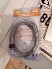 Lyre De Raccordement Inox Pour Gaz Butane / Propane Pour Bouteille 70Cm, Gazinox