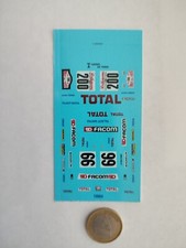 DECALCOMANIE DECALS MATRA MURENA RALLYE CROS 1000 PISTES 1981 1/43