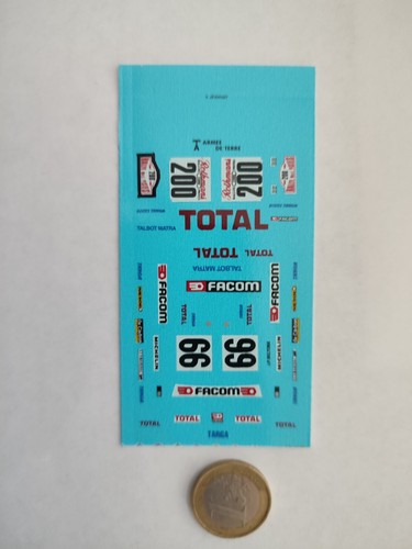 Decalcomanie decals matra - decalcomanie,