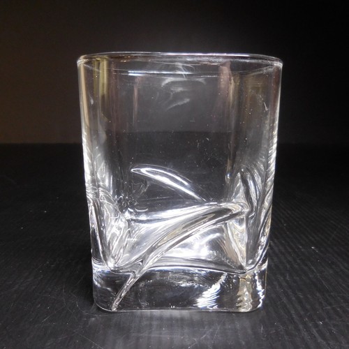 Verre carré alcool blanc