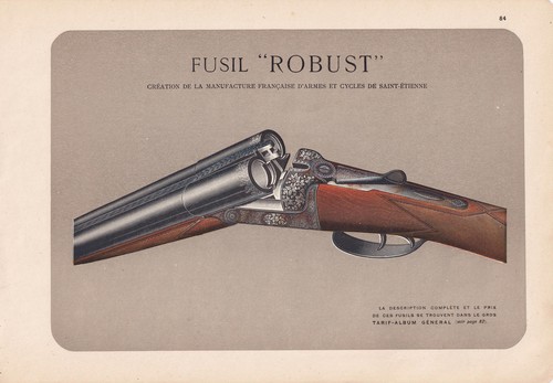 1931 french gun advert - french, print