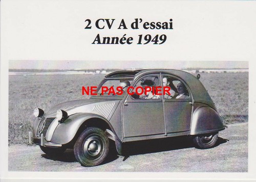 Citroen 2cv a d essai - citroen, d'essai