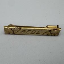 Broche ancienne de Bébé - Plaque Or