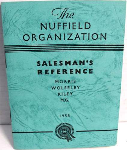 Nuffield salesmans reference - salesmans,