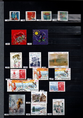 Timbres oblitérés - timbres, à