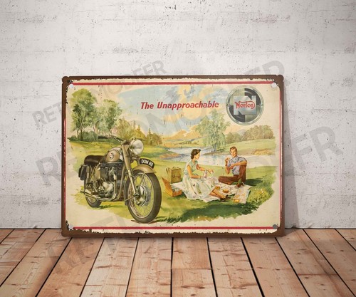 Plaque métal vintage - , norton