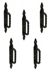 Poignée de Porte Noir Déco Anschraubgriff Antique Griffe