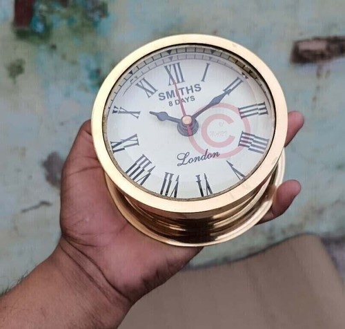 Horloge murale laiton - horloge,