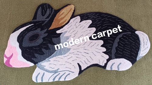 Tapis lapin 3x5 pieds fait