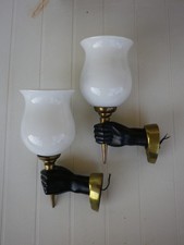 Paire appliques torchère - d,