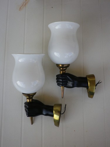 Paire appliques torchère - paire,