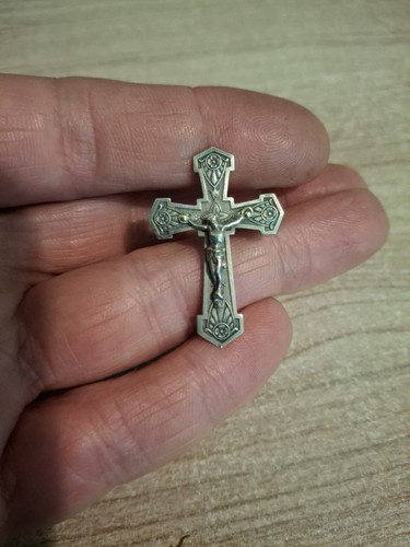 Ancienne broche crucifix - broche, 1900