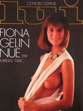 PUBLICITÉ DE PRESSE 1984 PAGE LUI FIONA GELIN NUE PAR MIREILLE DARC