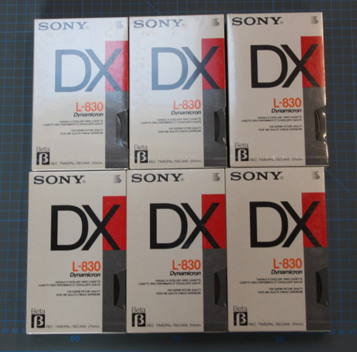 Cassettes sony dynamicron dx - 6,