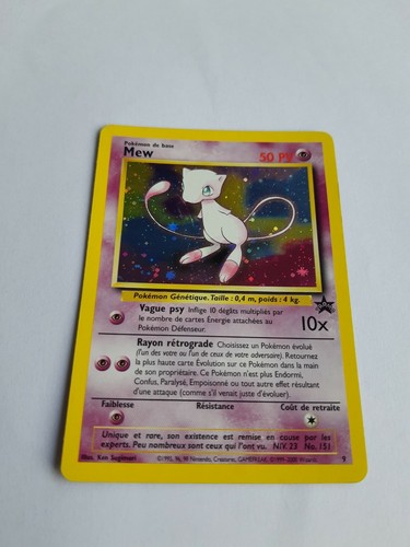 Carte pokémon mew - carte, black