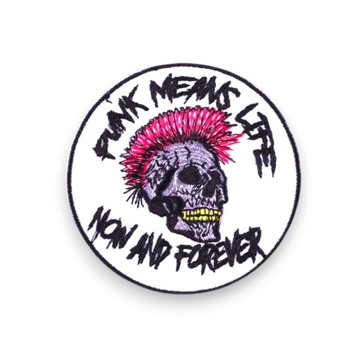 Patch punk means life - means,