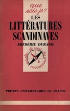 Les littératures scandinaves - Frédéric Durand - V2236758