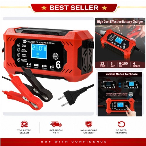Chargeur batterie 12v - chargeur,
