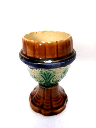 Ancien coquetier barbotine - ancien,
