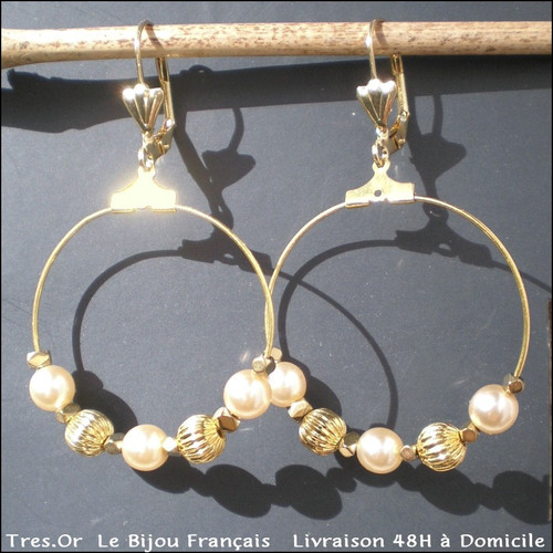 Boucles oreille creoles de - boucles, d'oreille