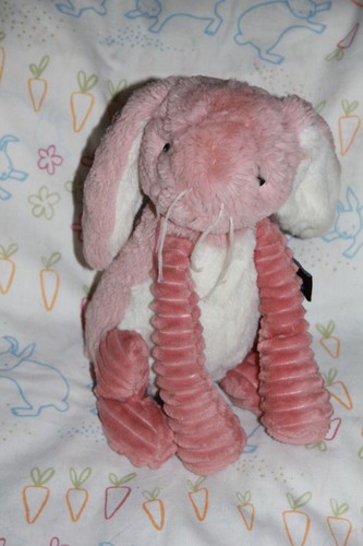 Doudou peluche lapin - lapin, rose