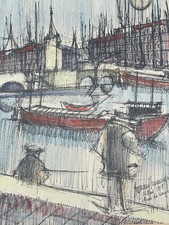 Rare grand tableau signé 1959