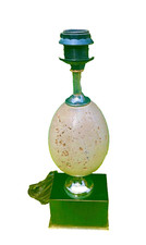 lampe barbier œuf travertin Groenland 60 70 vintage design  N°1