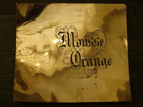 Ancien pochoir cuivre - , de