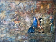 Tableau Ancien 100x73 Judaica