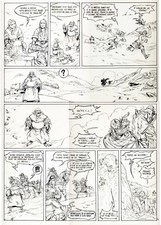 PLANCHE ORIGINALE bd durandal