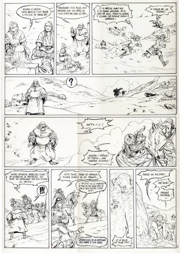Planche originale durandal - bd,