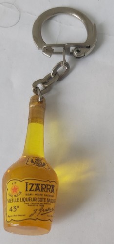 Ancien porte clé - clé, bouteille