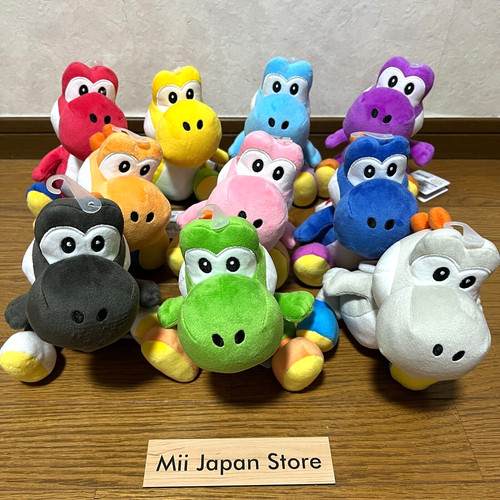 Colors yoshi plush doll set - colors,