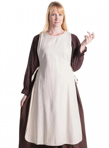 Robe paysanne crème des - -,