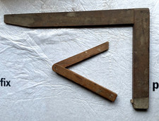 anciennes équerres bois menuisier outil métier