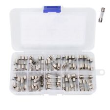 Boite 100 fusibles en verre 250V 5x20mm 0,2A 0,5A 1A 2A 3A 5A 8A 10A 15A 20A
