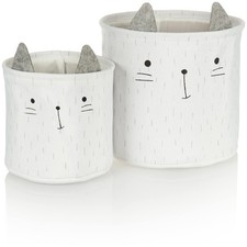 Lot de 2 paniers de rangement