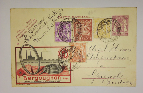 Carte postale belgique - carte,